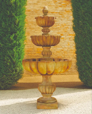 Giannini Garden Urbino Grande Three Tier Fountain